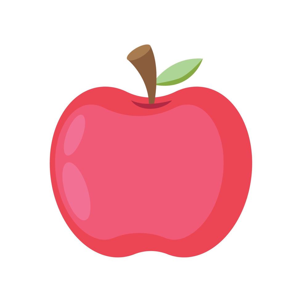 apple fresh fruit healthy vector