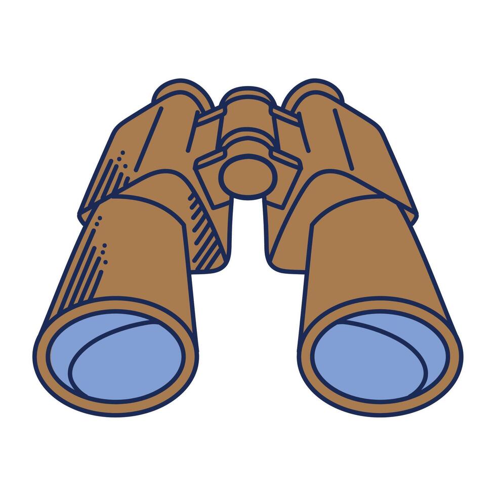 retro binoculars tools vector