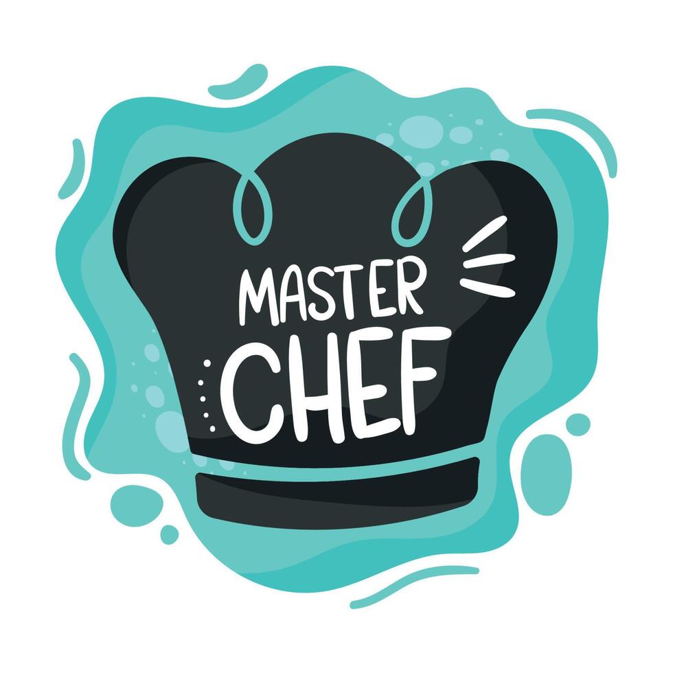 master chef lettering vector