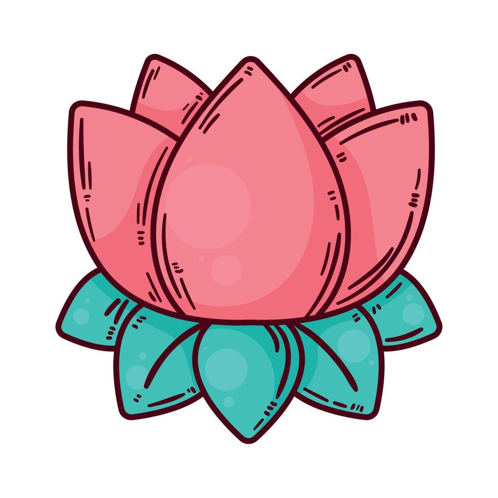 red lotus flower garden 11452595 Vector Art at Vecteezy