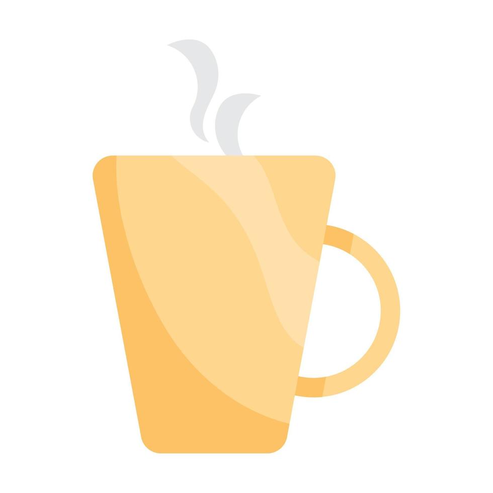 coffee drink in mug vector