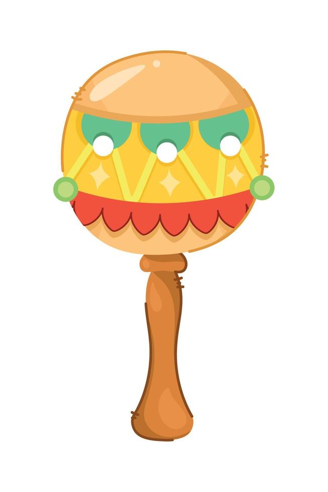 music maraca instrument vector