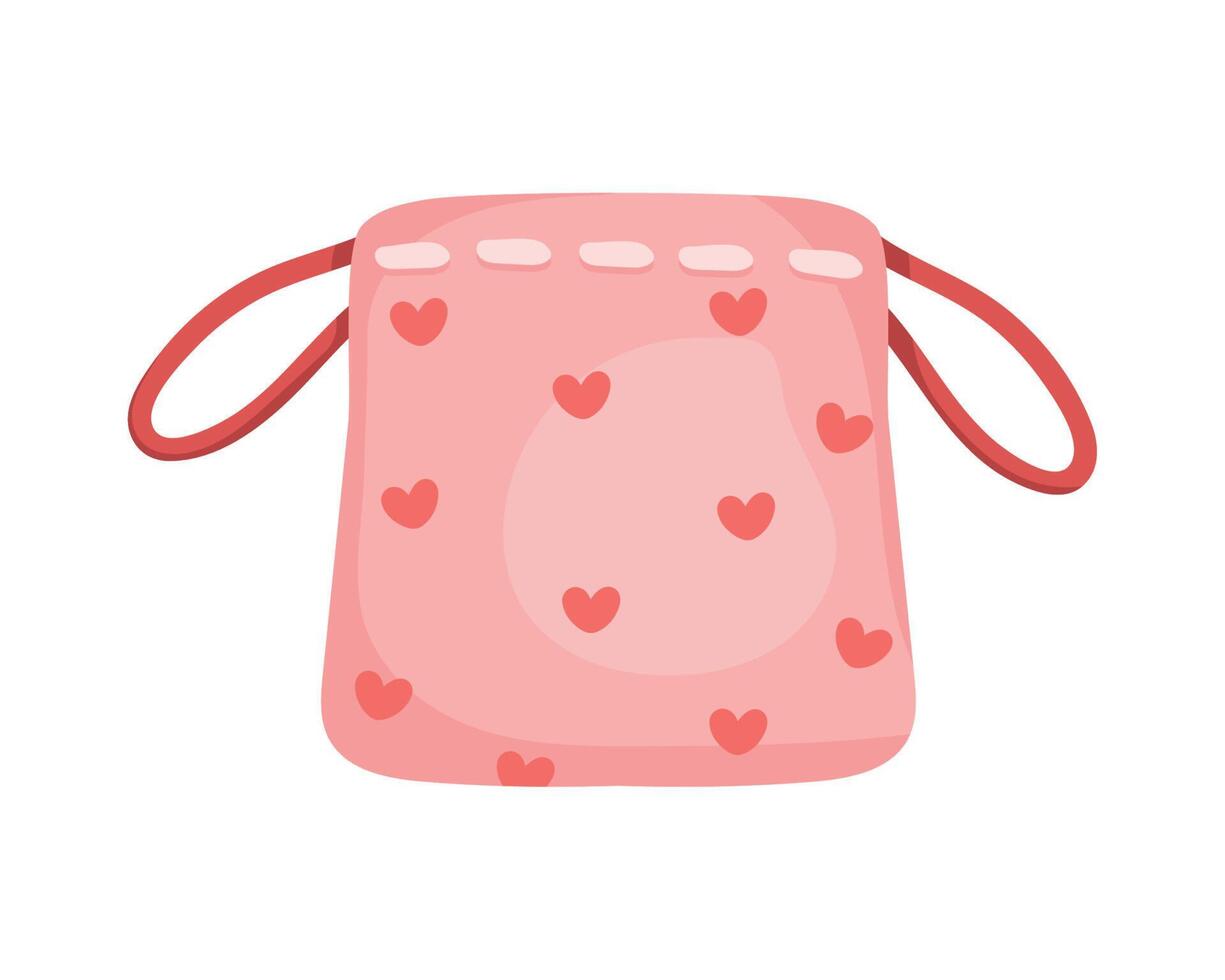 sanitary protector bag vector
