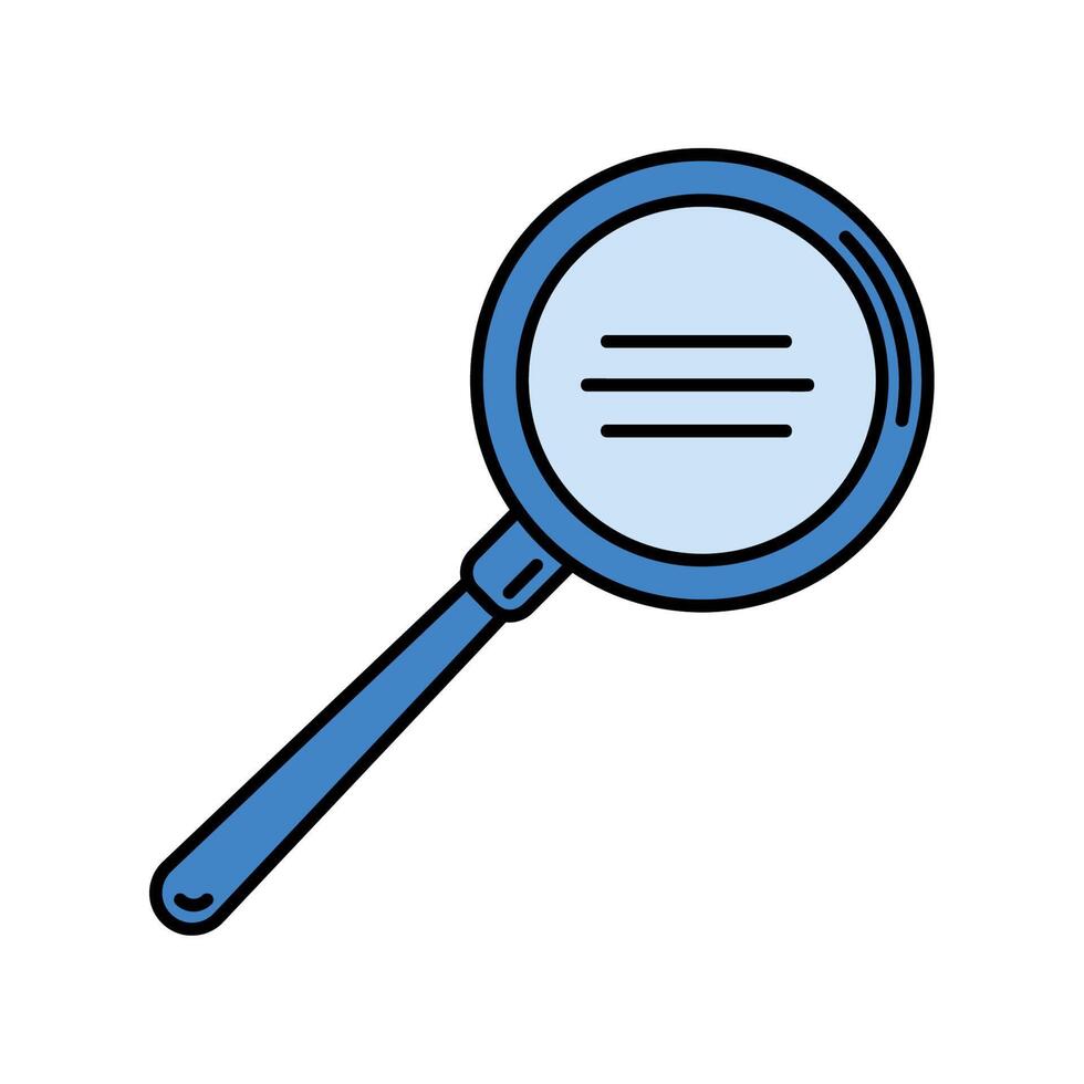 search magnifying glass vector