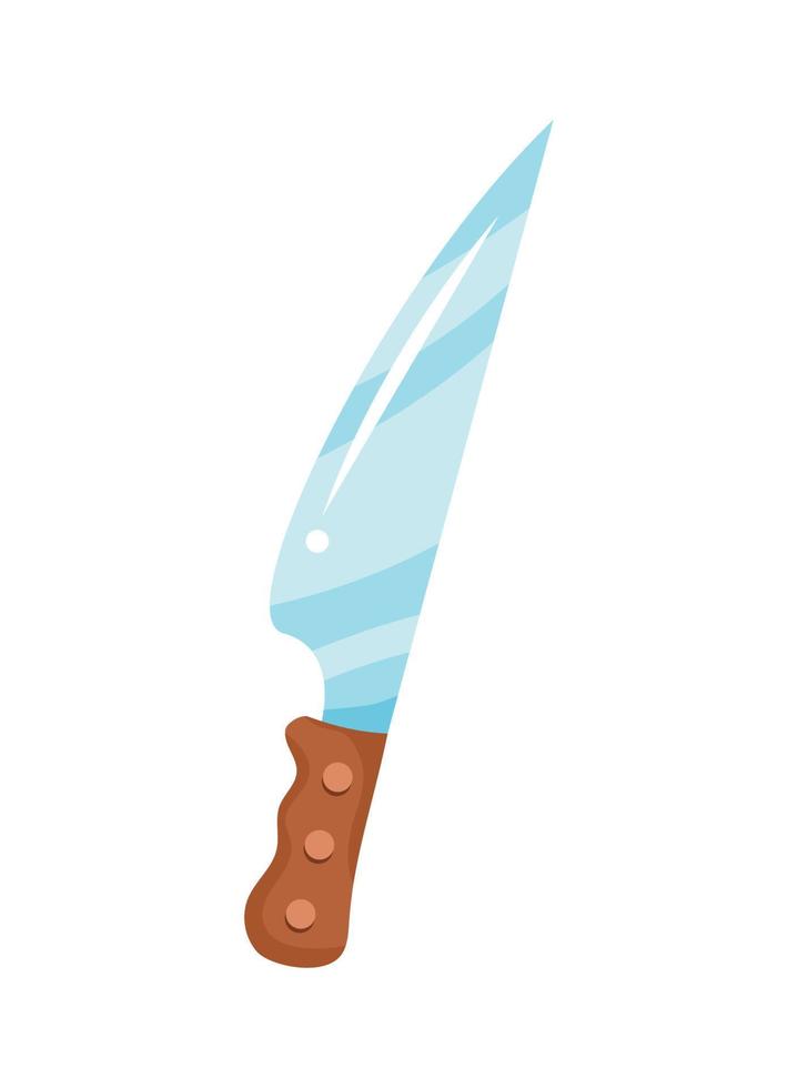 cuchillo de cocina herramienta de cubiertos vector