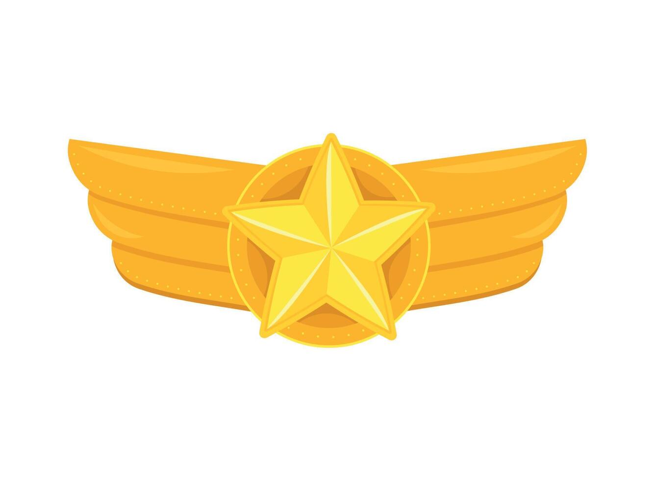 usa medal with wings vector