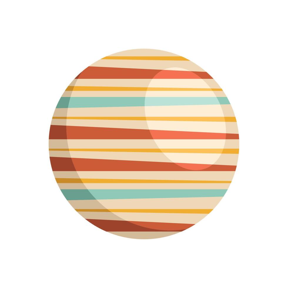 colorful planet space outer vector