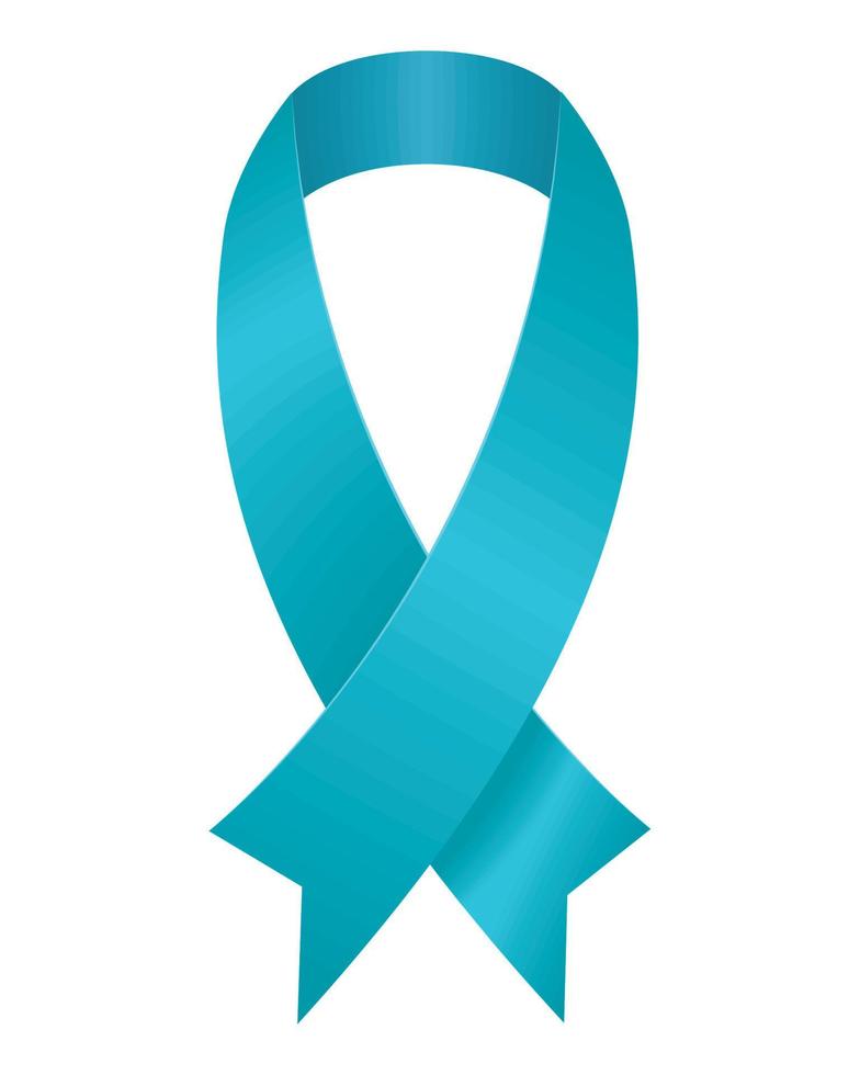 blue ribbon satin campaign vector
