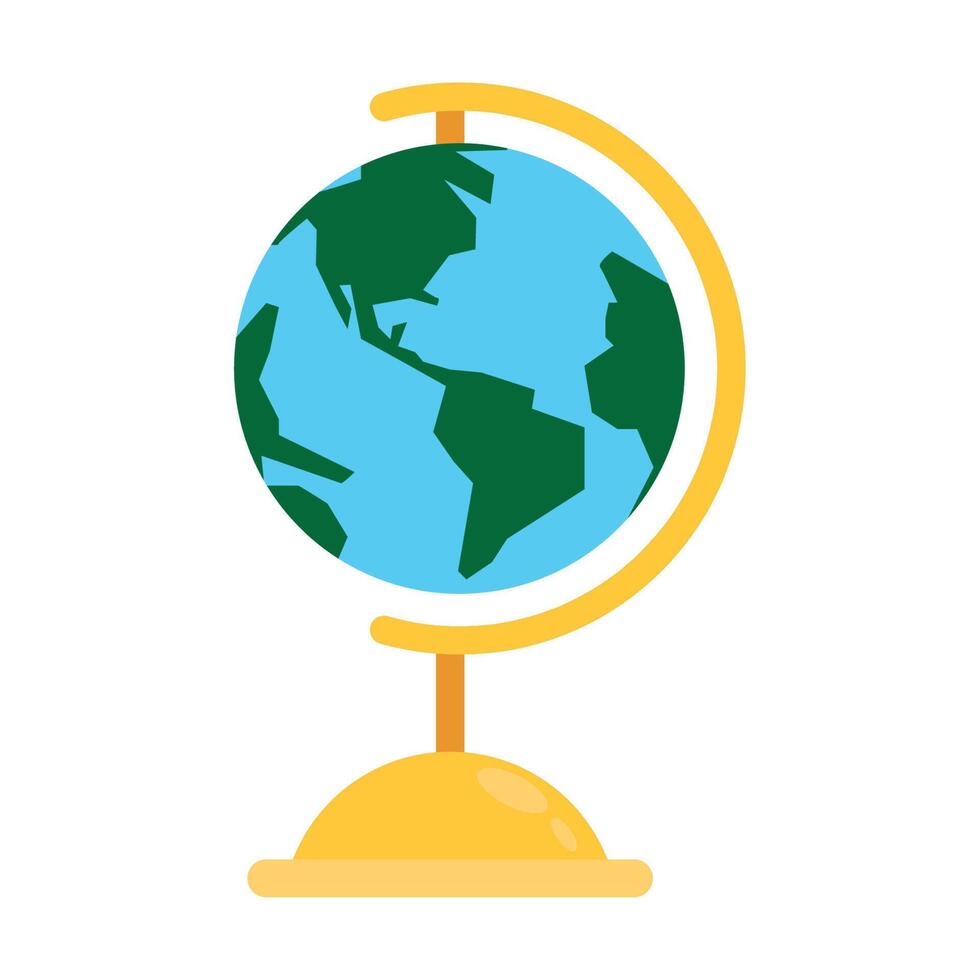 mapa del planeta mundial vector