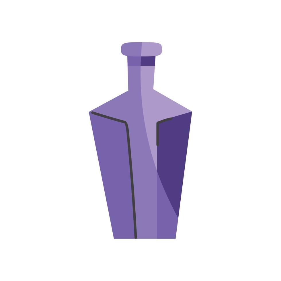 purple potion bottle vector