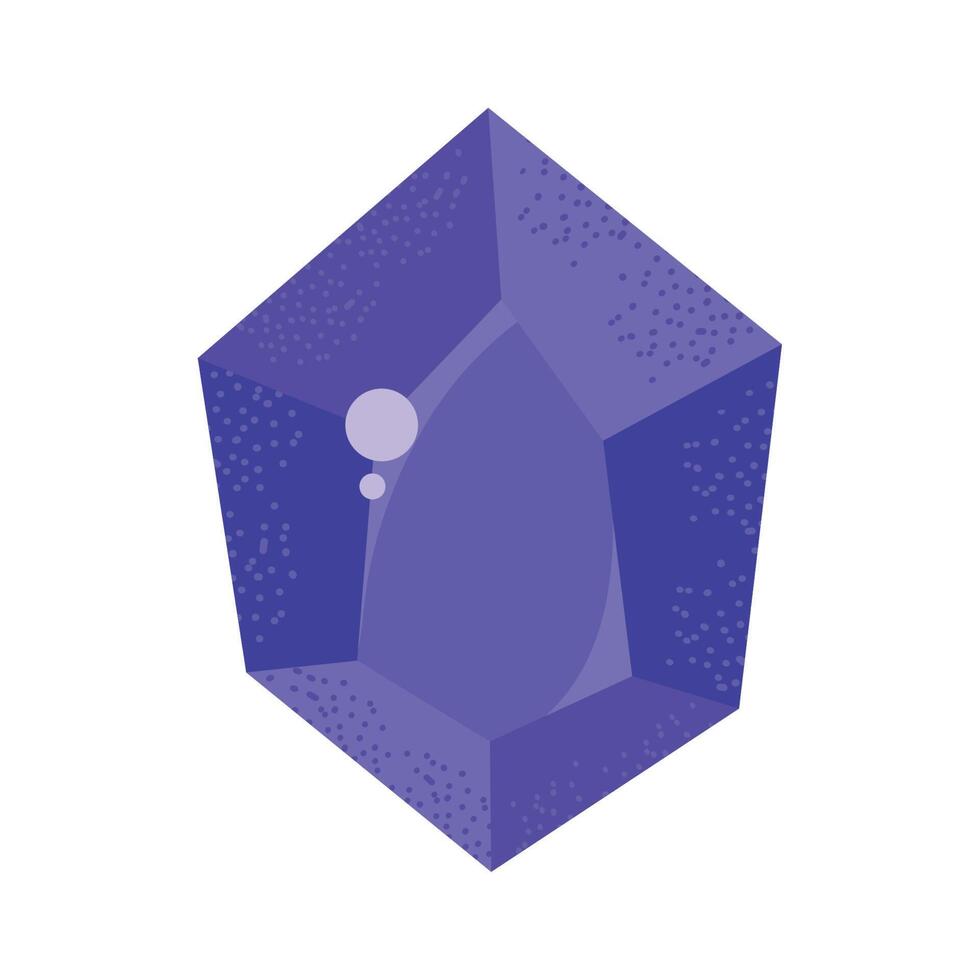 purple stone magic vector