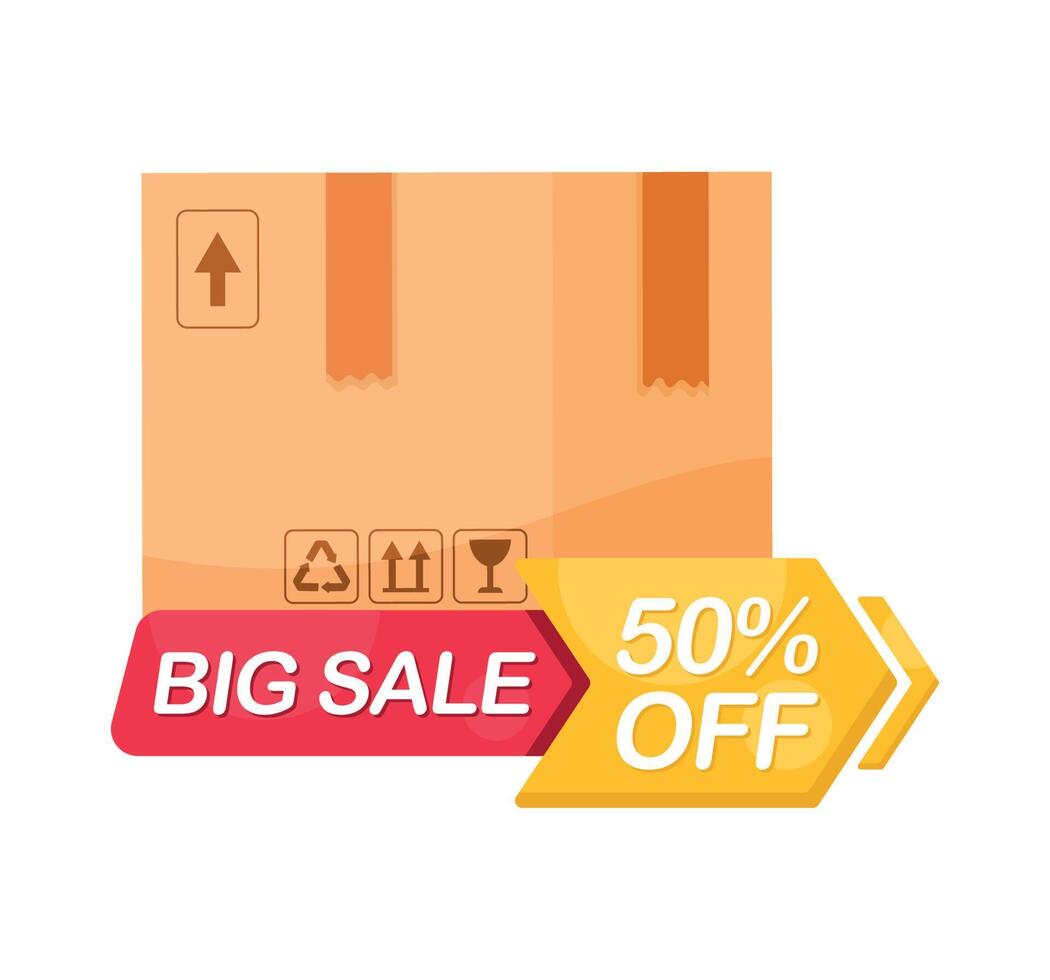 big sale lettering tag vector