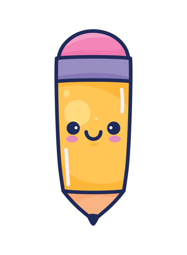 pencil school supply kawaii 11453422 Vector Art at Vecteezy pencil school supply kawaii 11453422 Vector Art at Vecteezy
