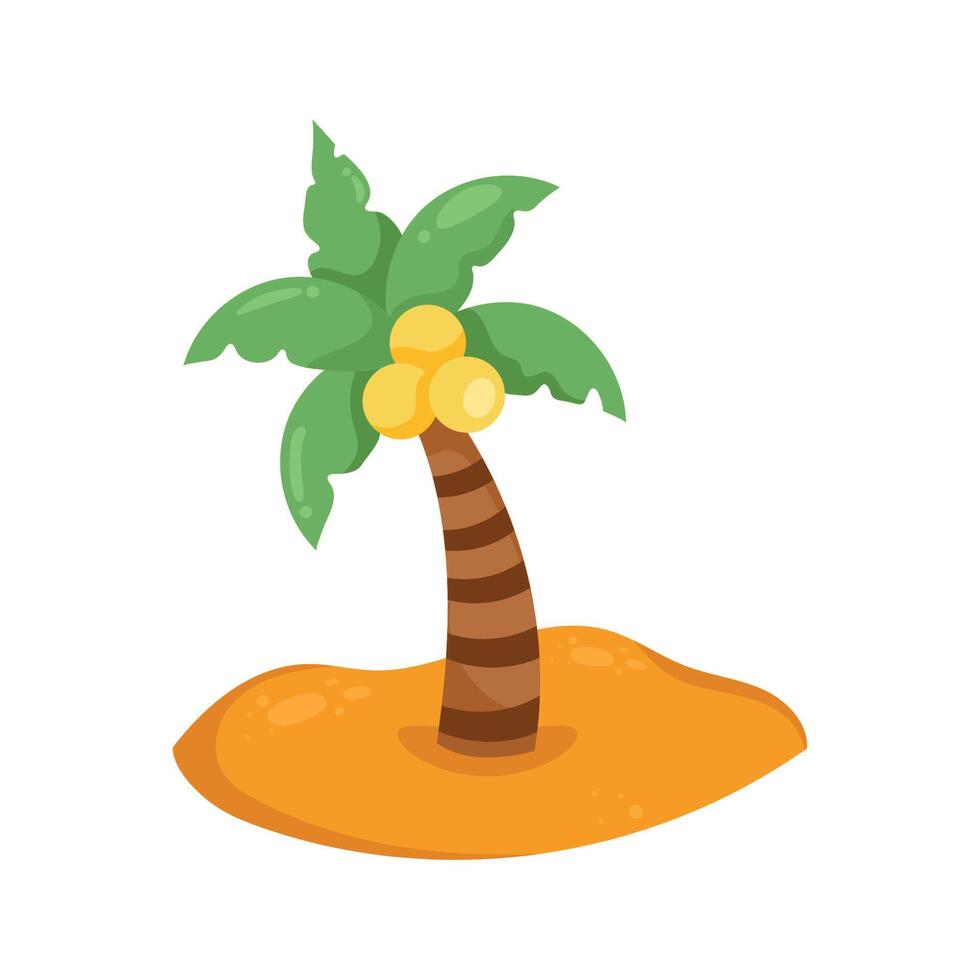 tropical palm tree vector