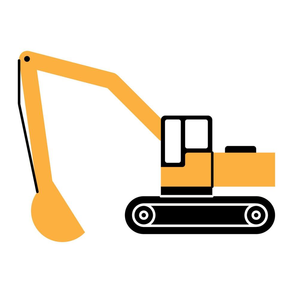 excavator mean transport vector