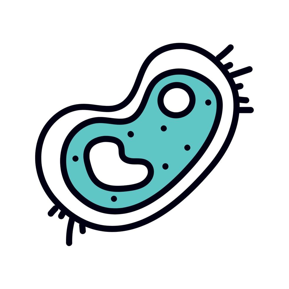 bacterium science icon vector