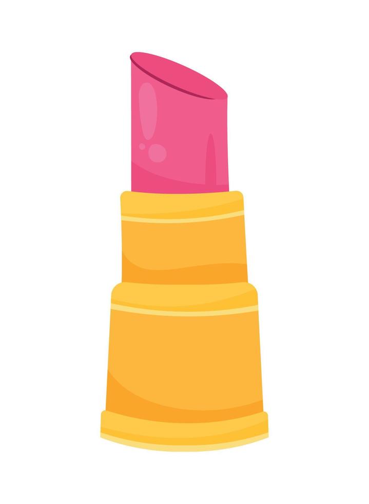 pink lipstick cosmetic vector