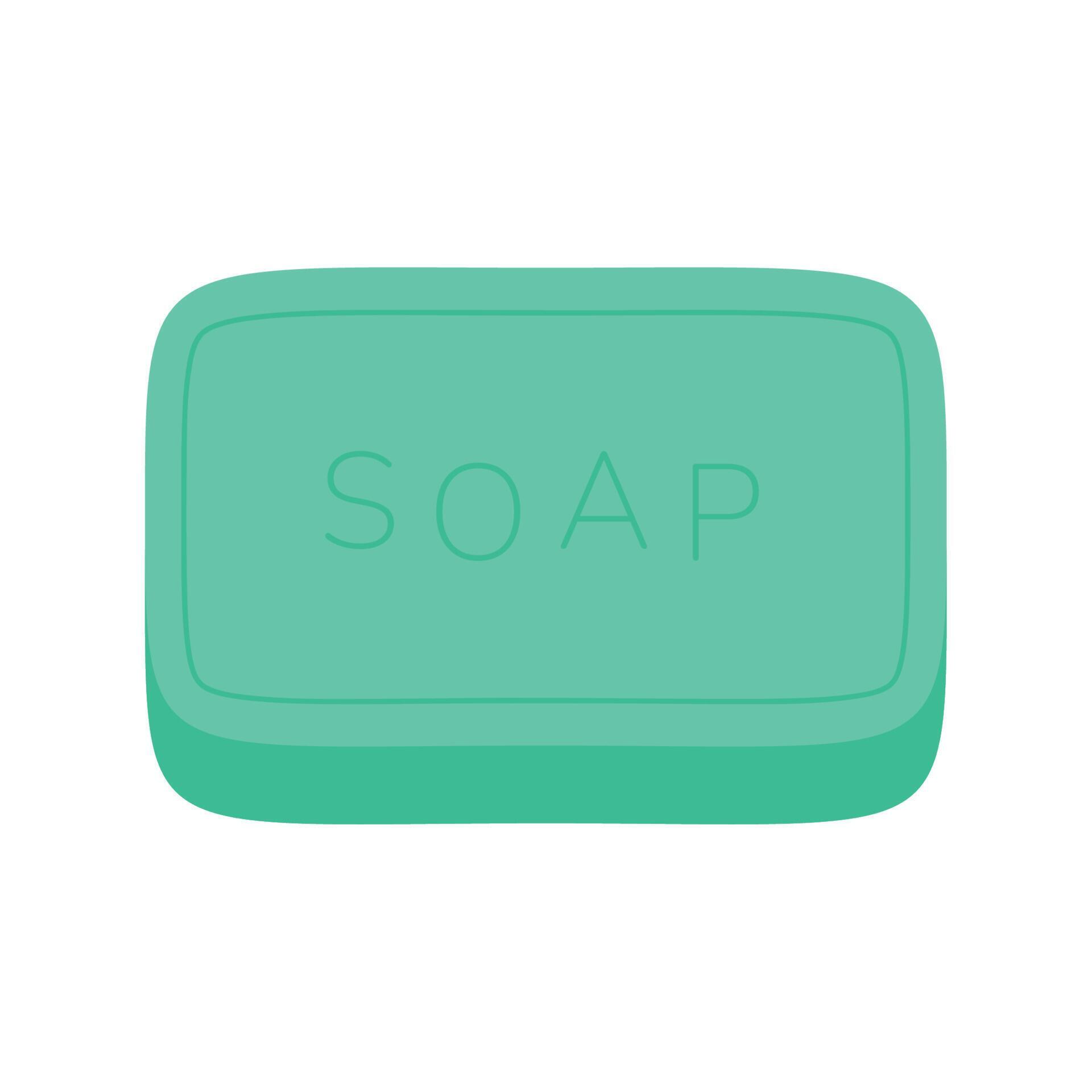 green soap bar 11453655 Vector Art at Vecteezy