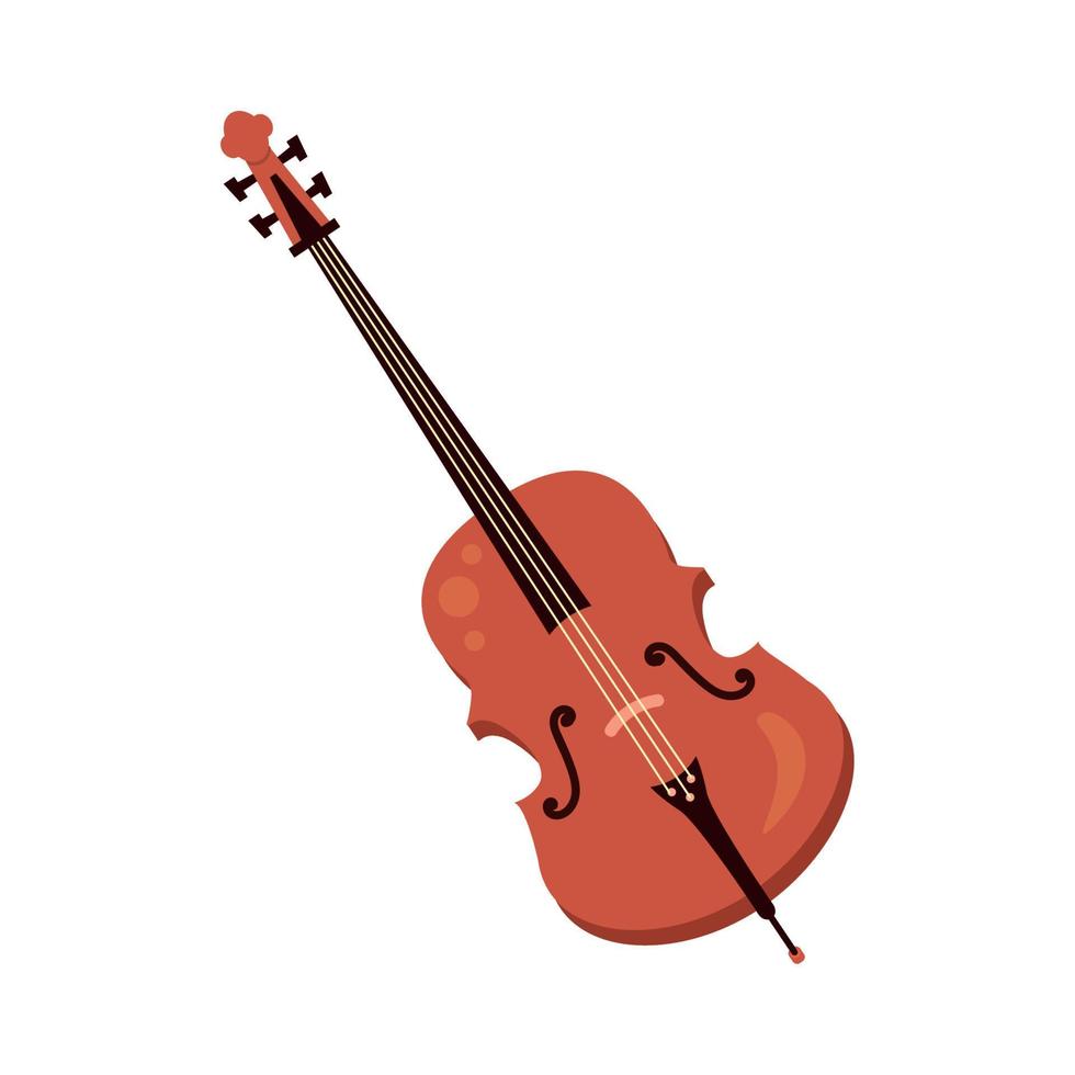 violín instrumento musical vector