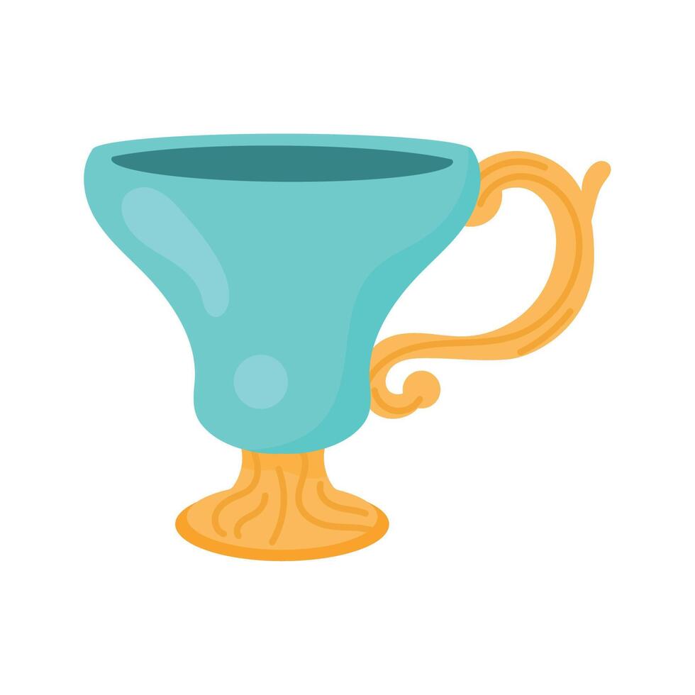 green tea cup vector