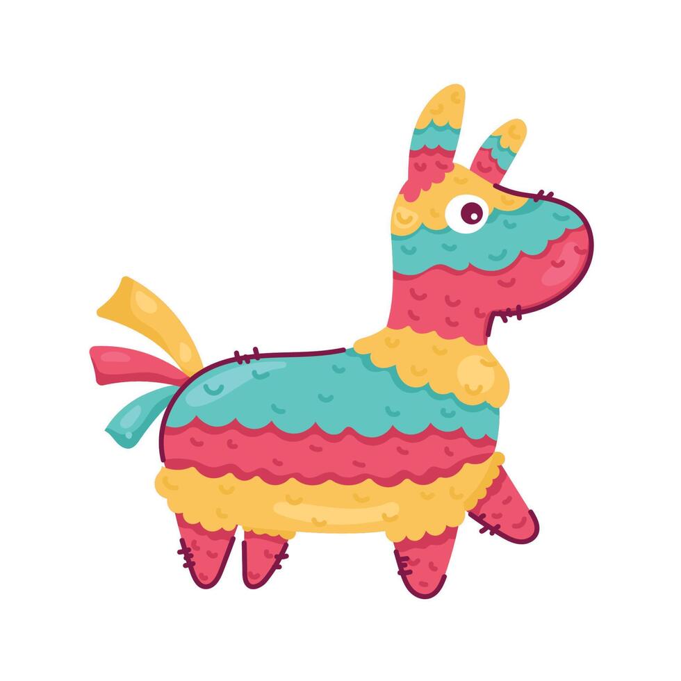 piñata de la cultura mexicana vector