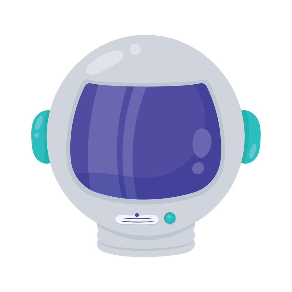 helmet astronaut space outer vector