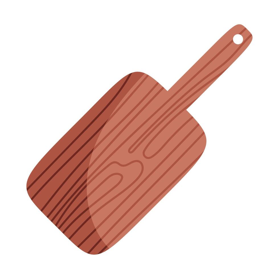 wooden kitchen board vector