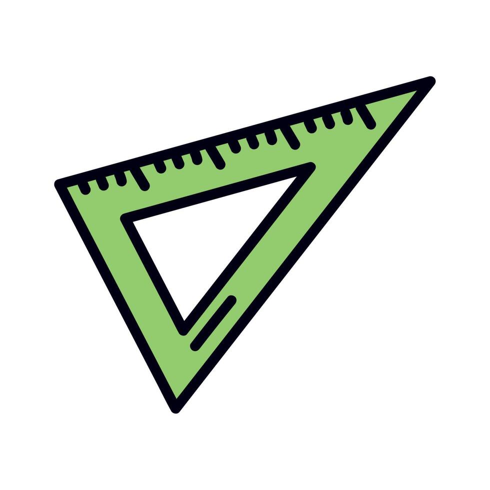 triangle rule supply 11453883 Vector Art at Vecteezy