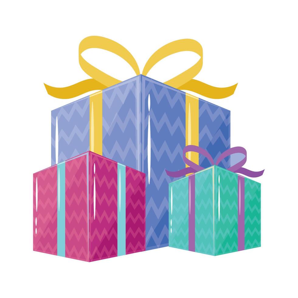 birthday gift presents 11453969 Vector Art at Vecteezy