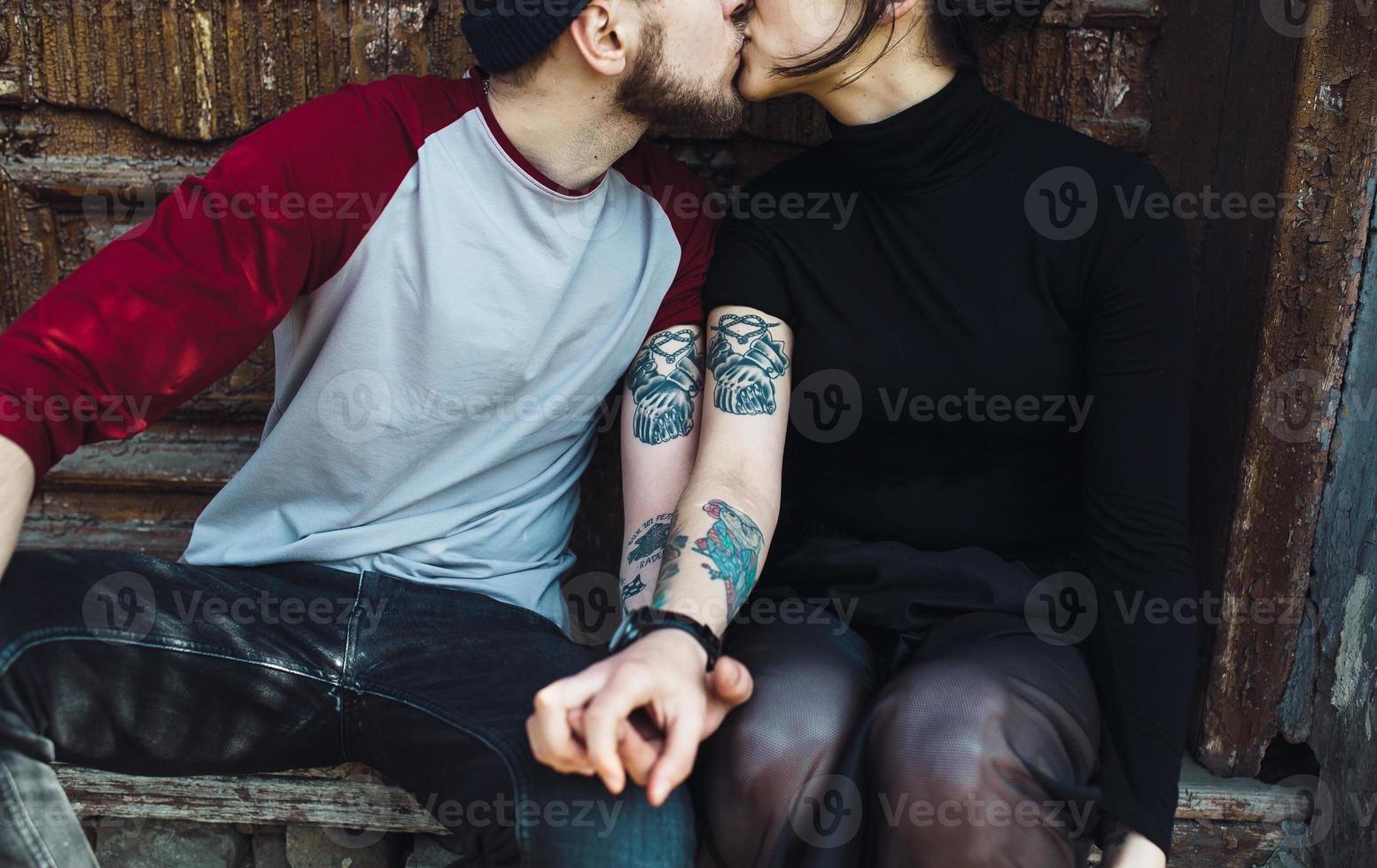 Young beautiful couple photo