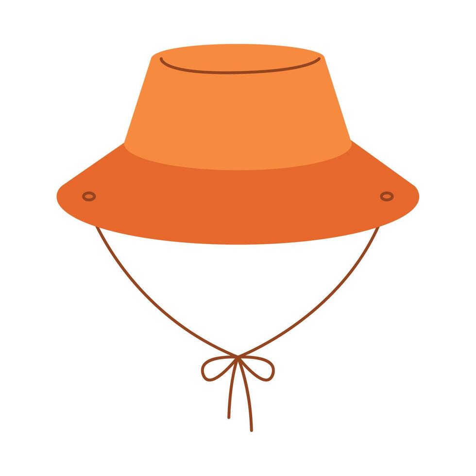 tourist hat accessory vector