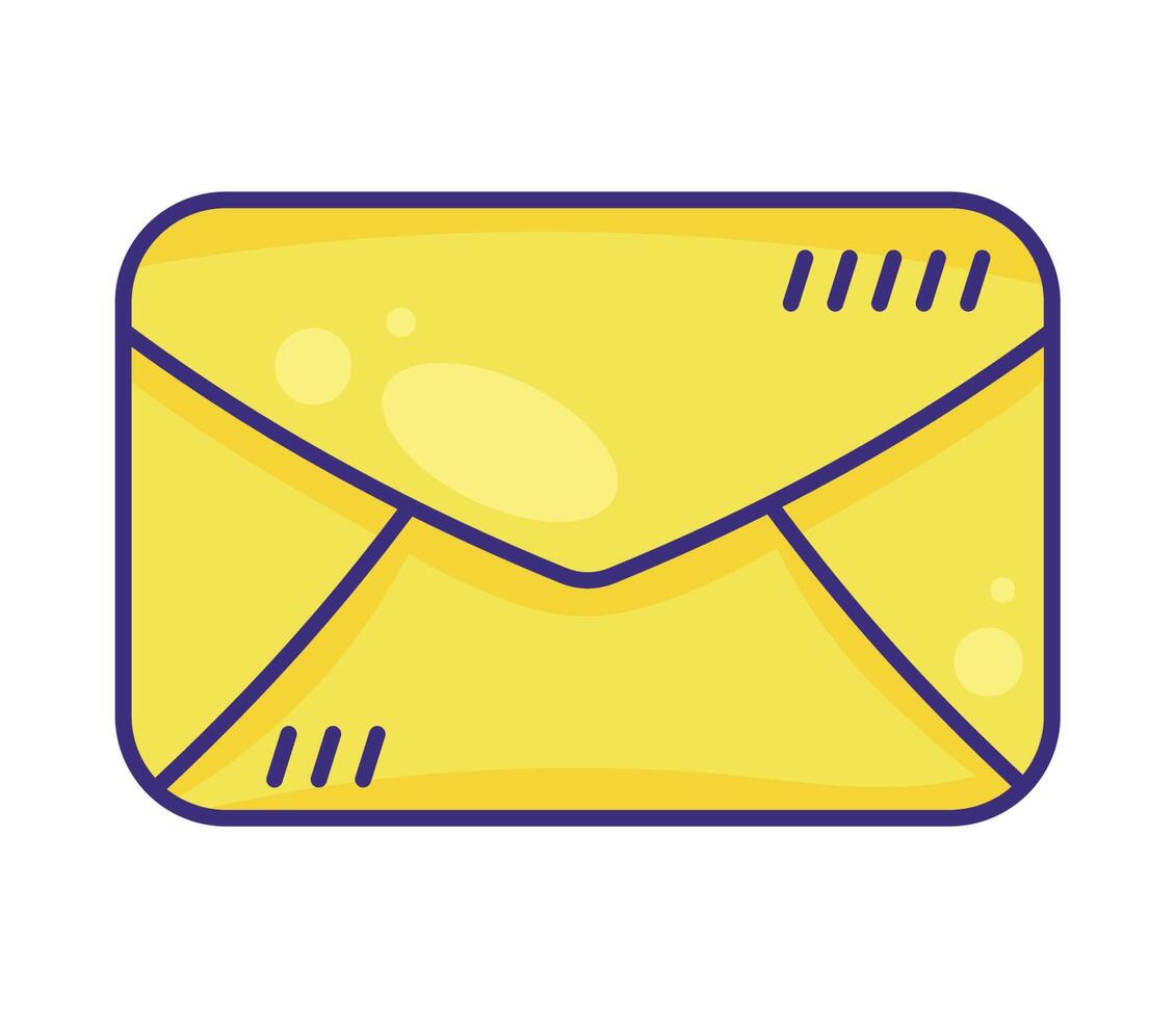 yellow envelope mail 11454303 Vector Art at Vecteezy