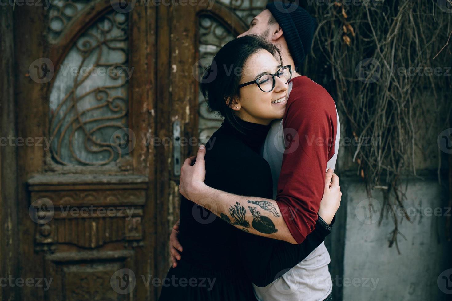 Young beautiful couple photo