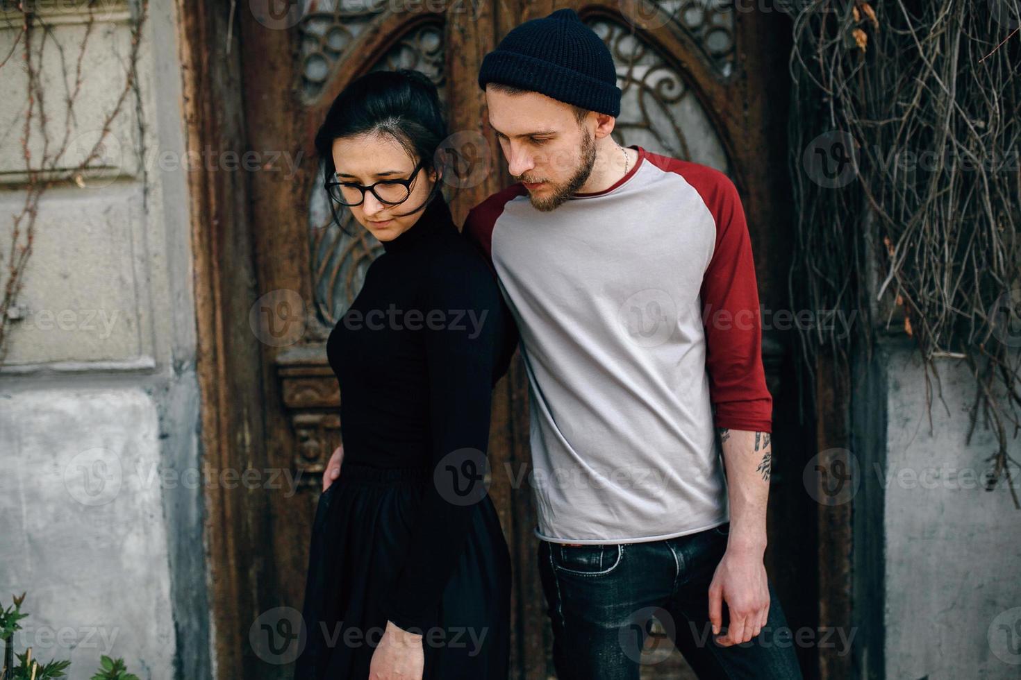 Young beautiful couple photo