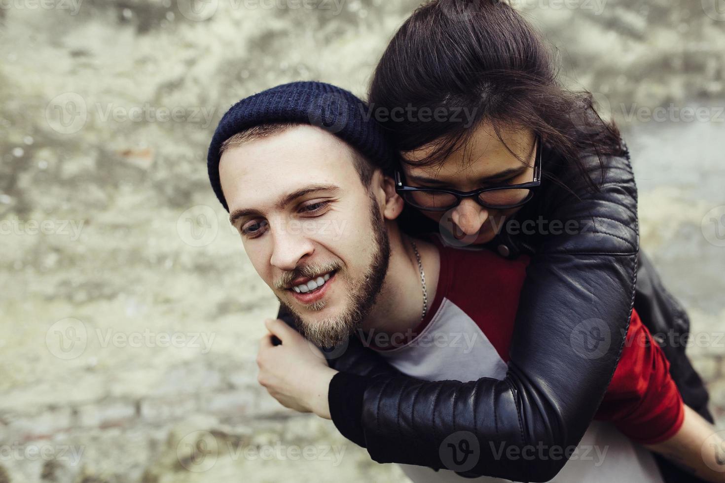 joven pareja hermosa foto