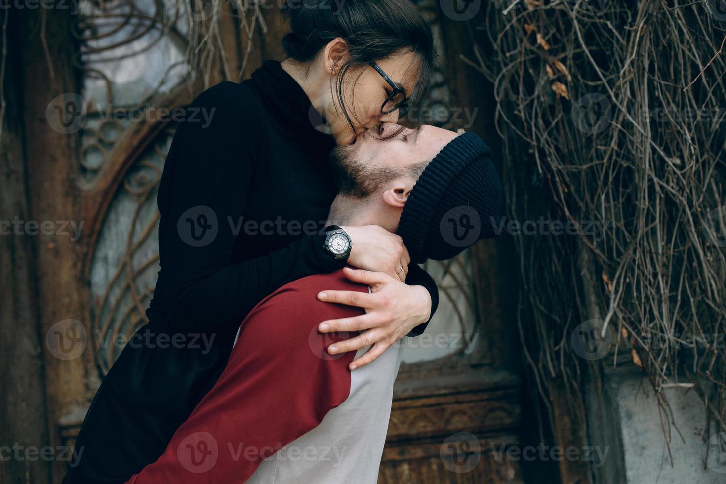 Young beautiful couple photo