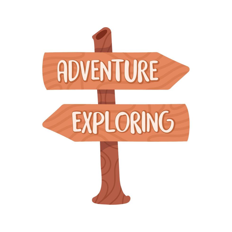 adventure and exploring guide vector