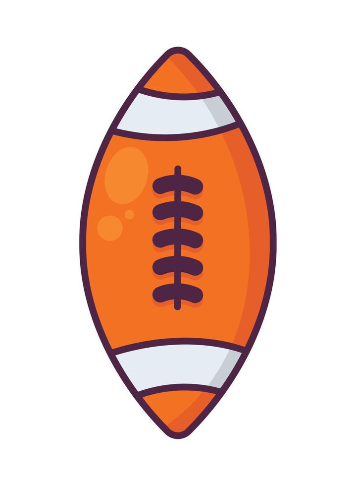 american football sport balloon vector