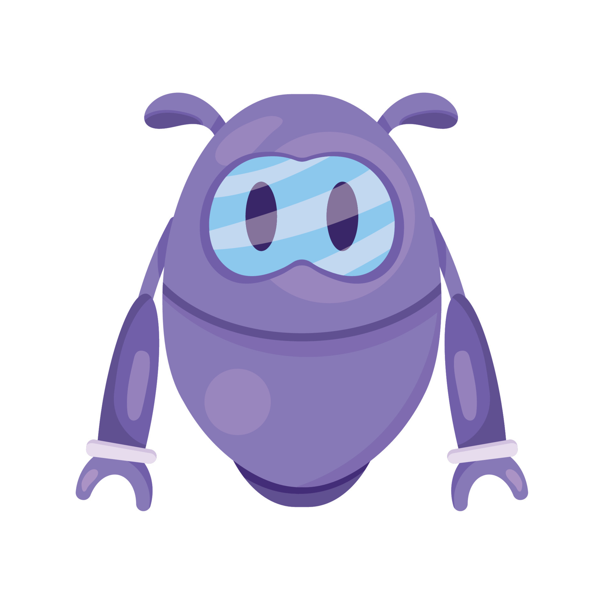 purple robot electric 11456679 Vector Art at Vecteezy