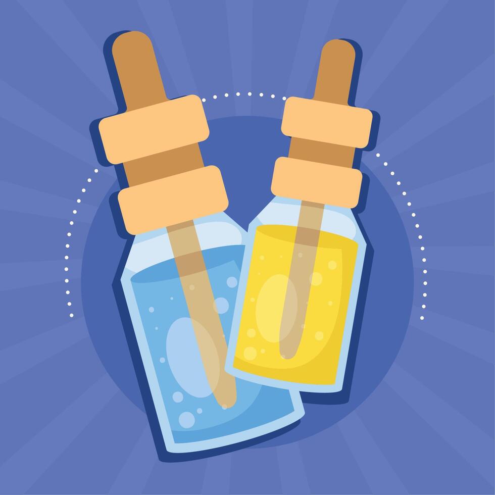 alternative medicine dropper vector