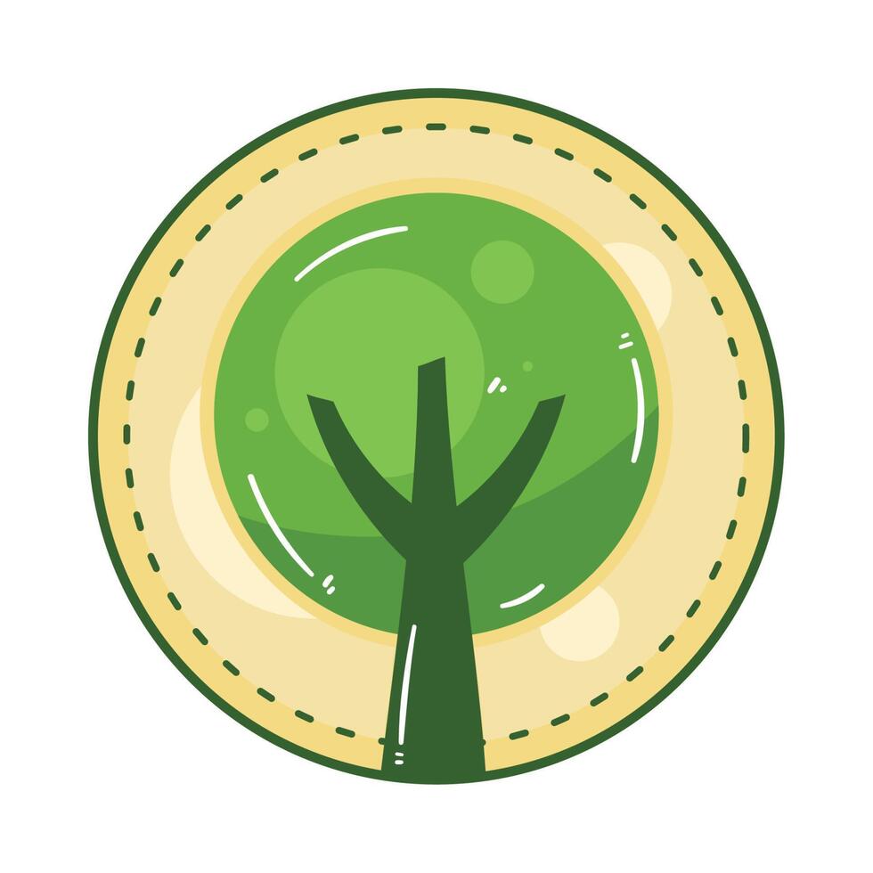tree plant in seal vector