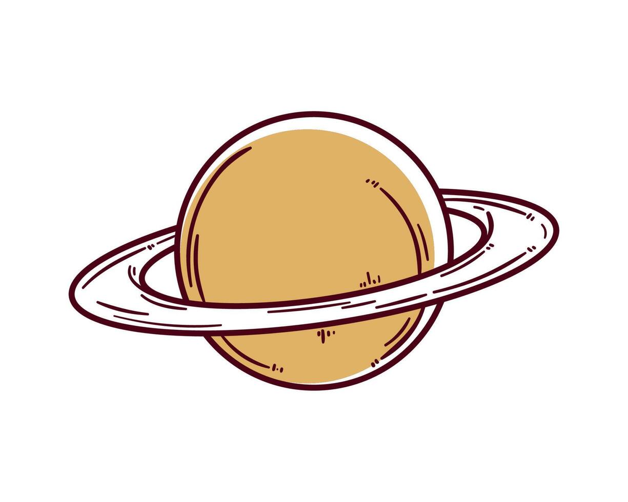 astrología del planeta saturno vector