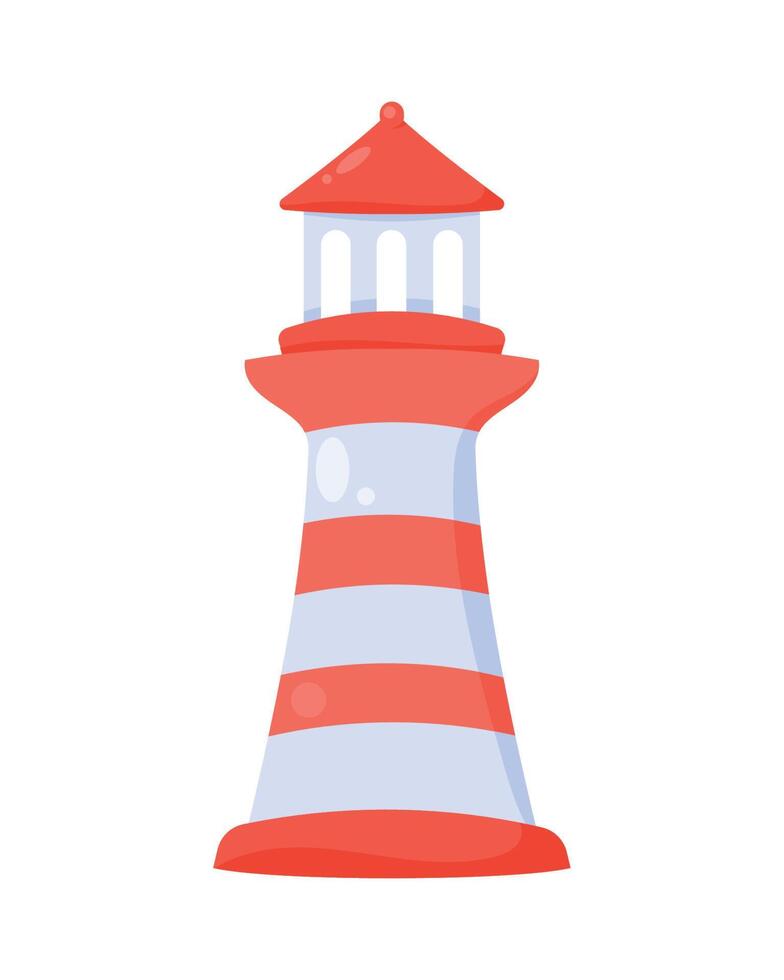 lighthouse nautical construction vector