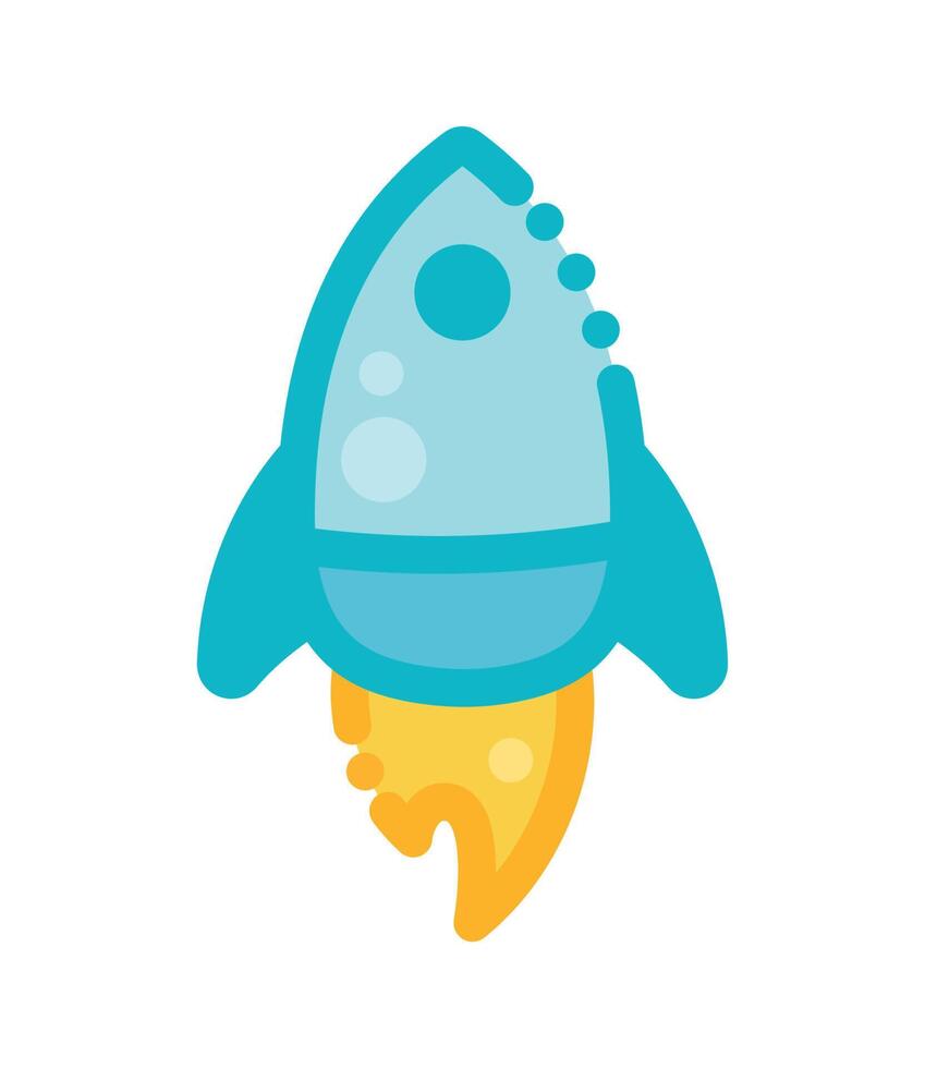 rocket start up vector