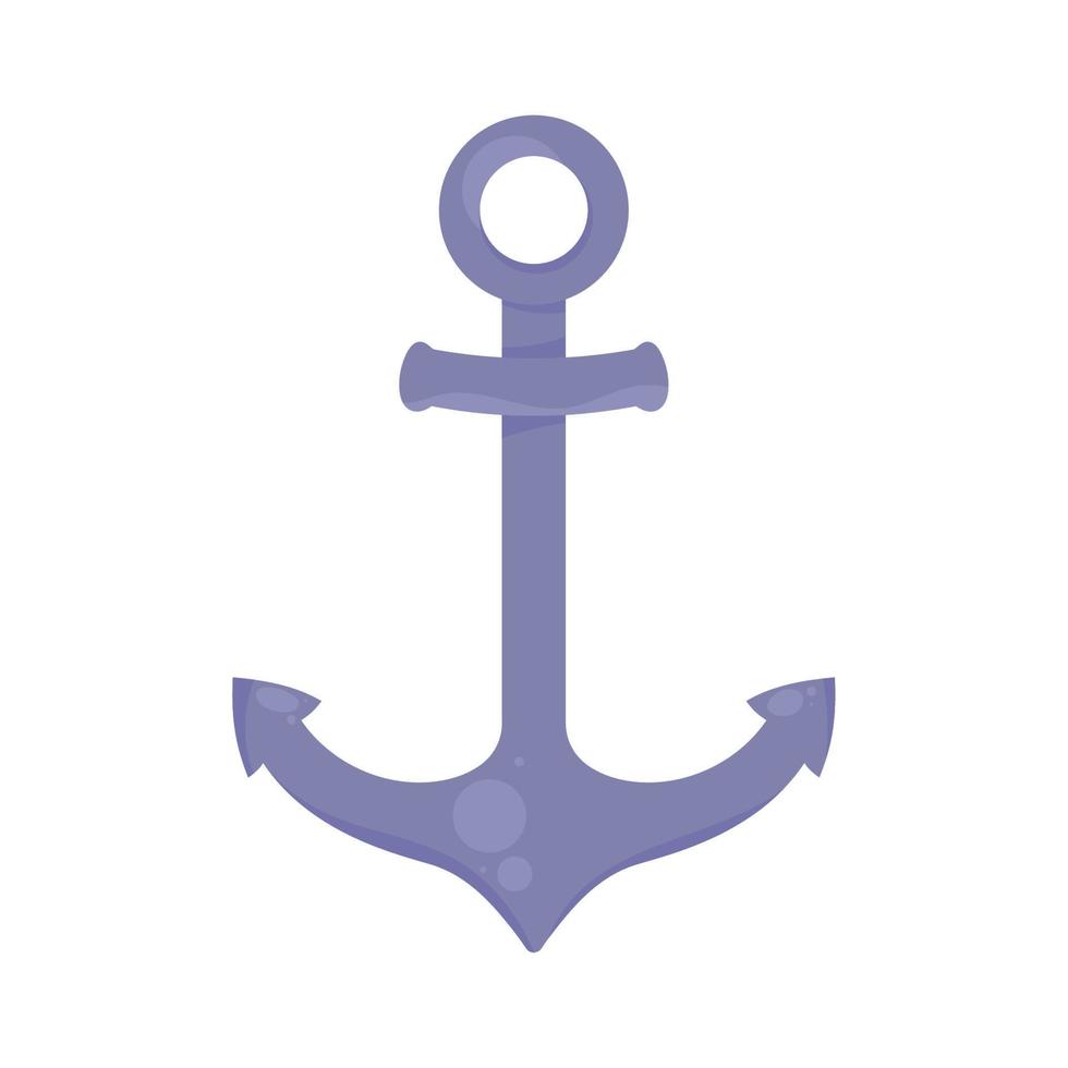 ancla náutica emblema vector