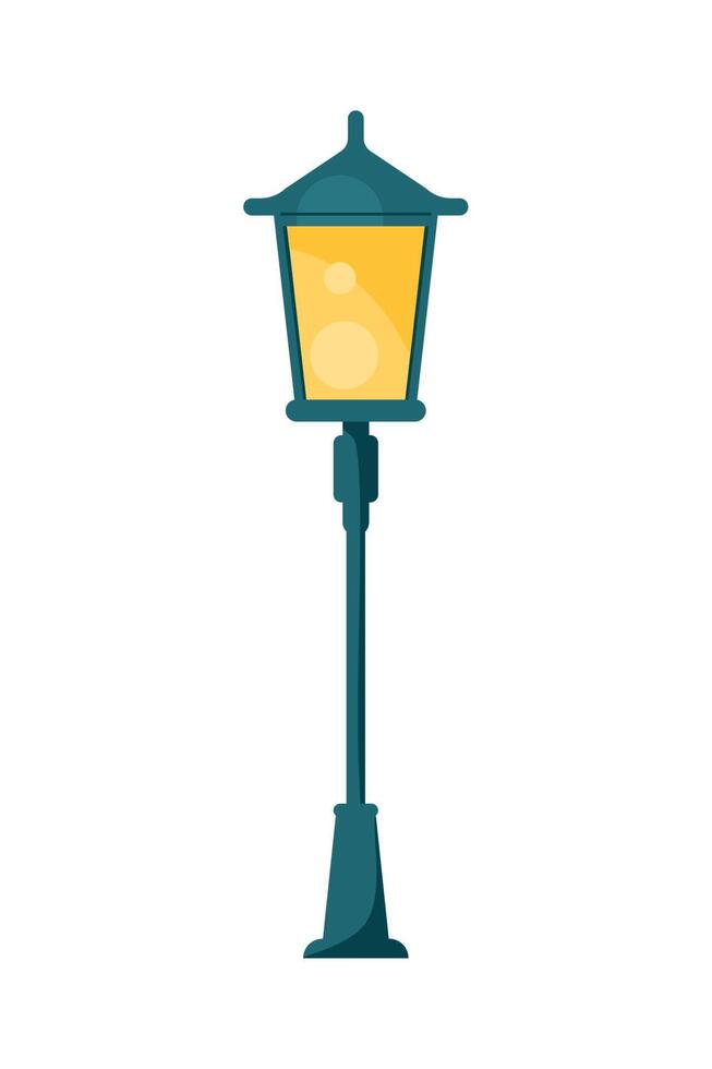 urban street lamp vector