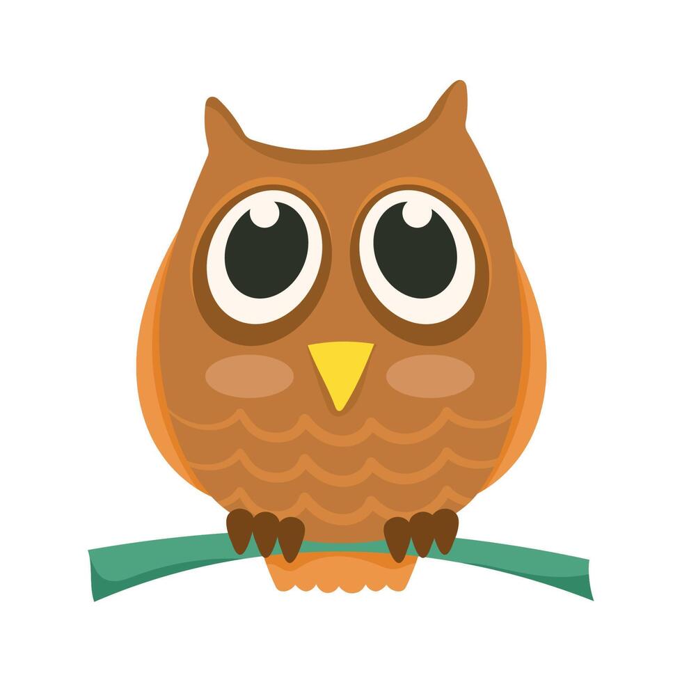 owl bird animal vector