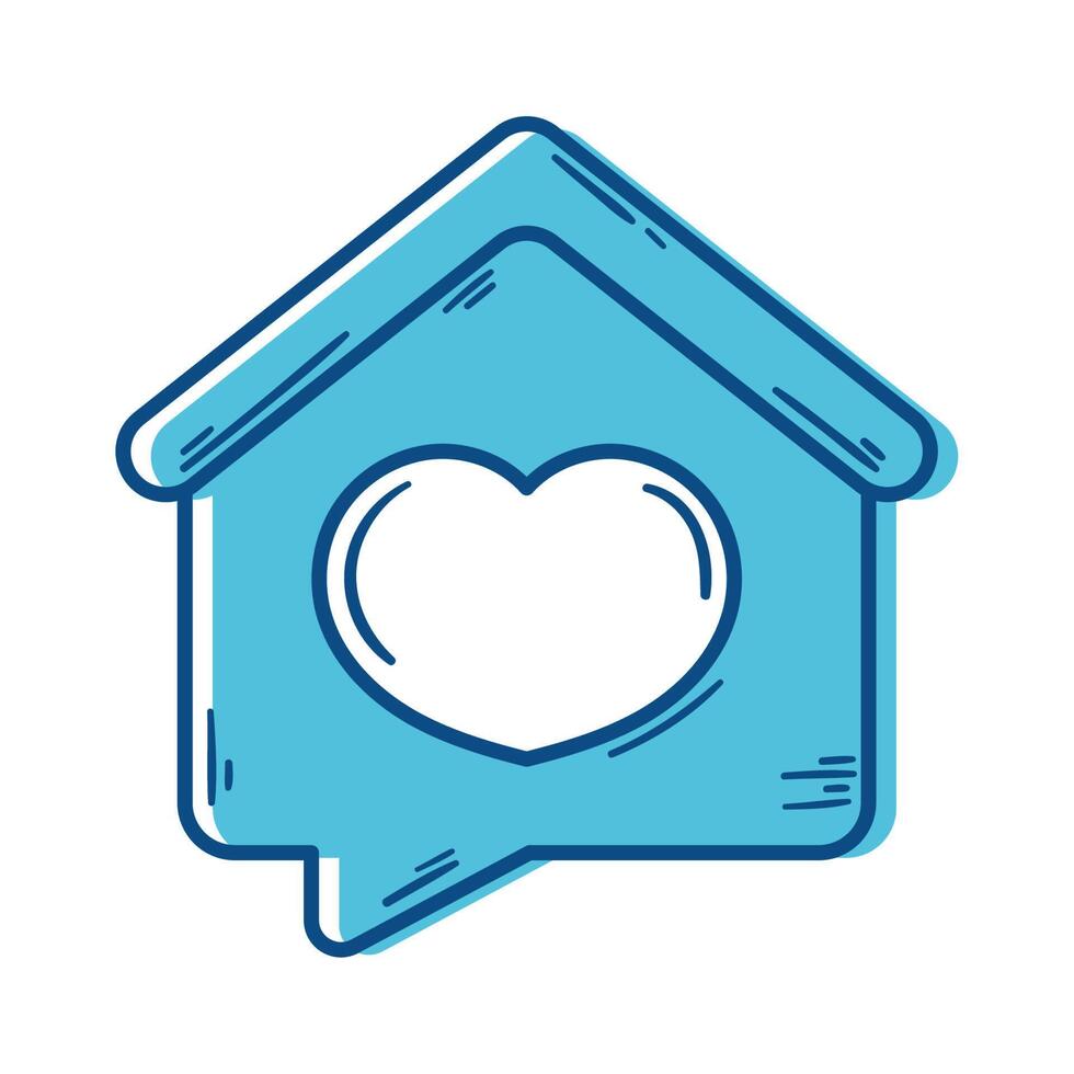 house with heart 11457571 Vector Art at Vecteezy