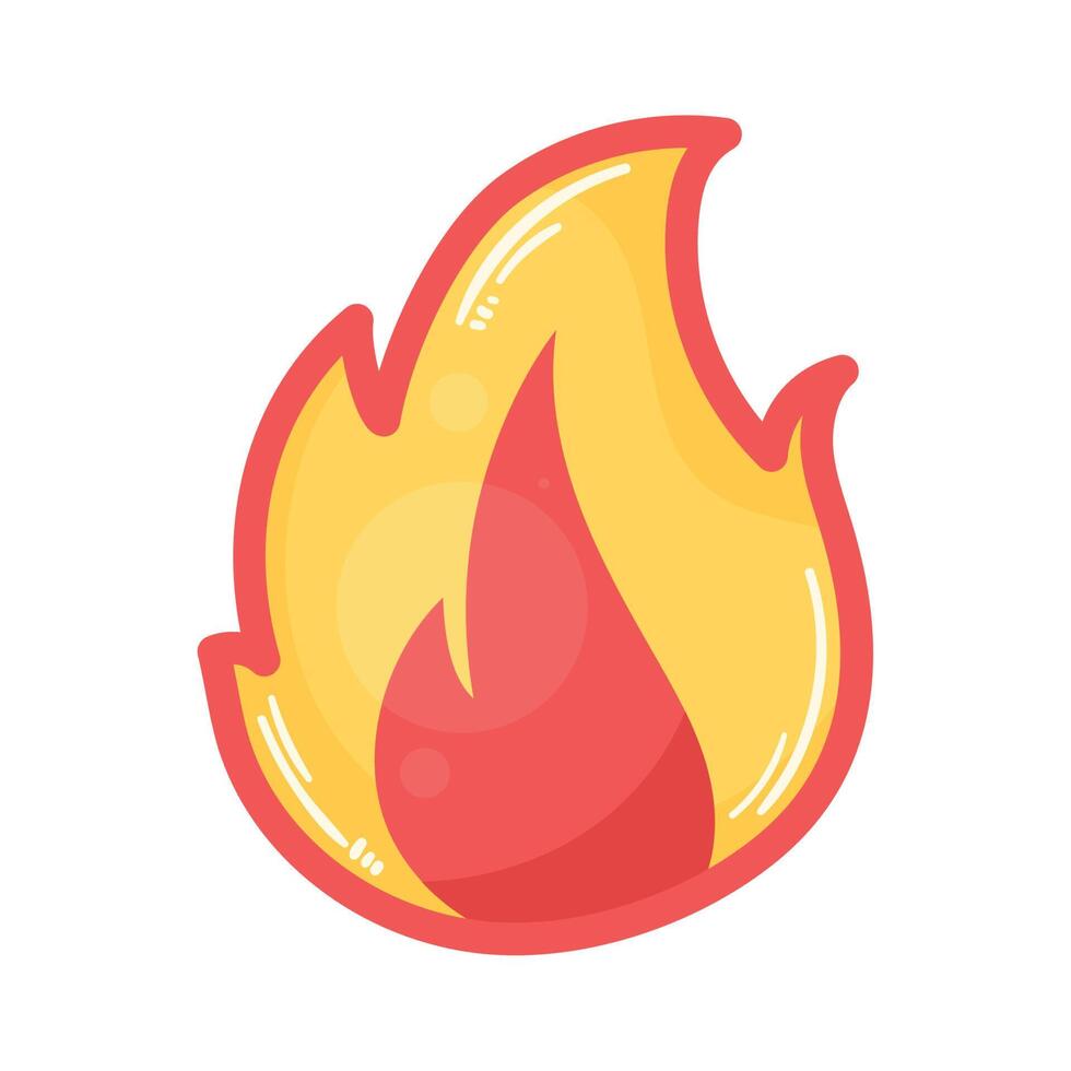 fire flame burn 11457573 Vector Art at Vecteezy