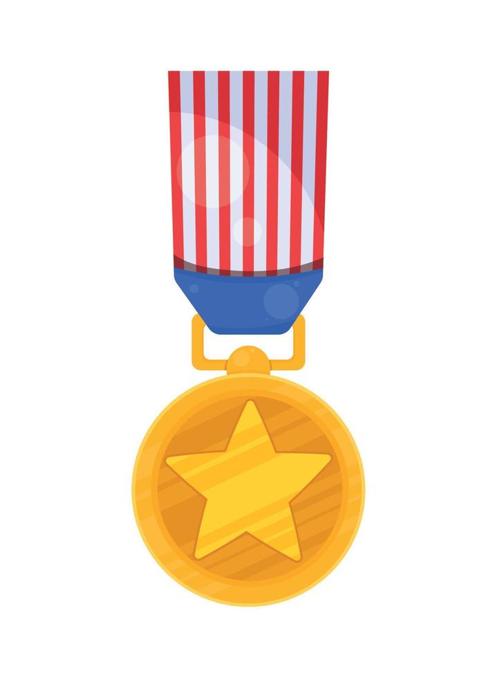 gold usa medal military vector